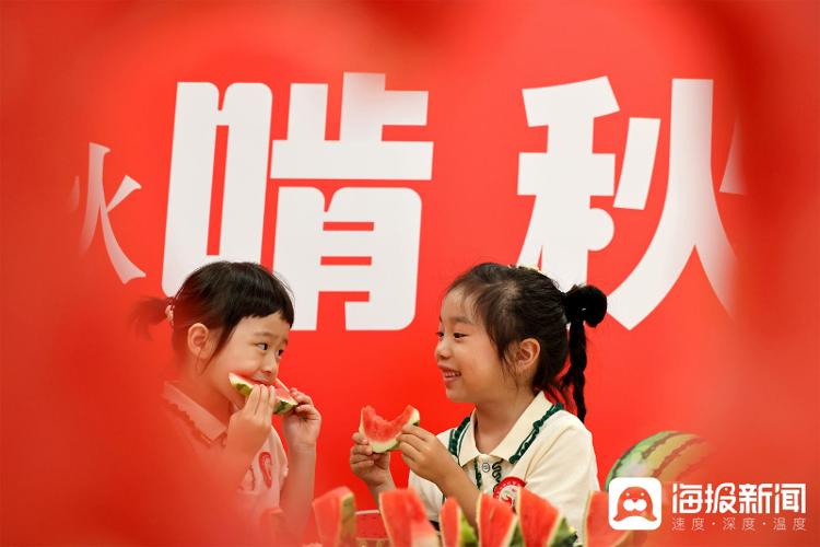 在山东省广, 当地农业农, 吃西瓜